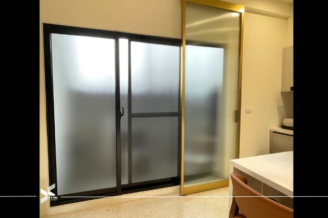 玻璃彩藝膜-窗飾貼膜-噴砂812