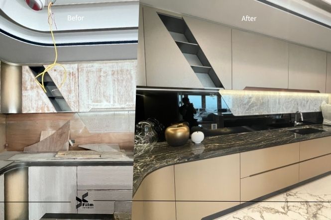 系統櫃貼膜-特耐軟片-金屬PM984