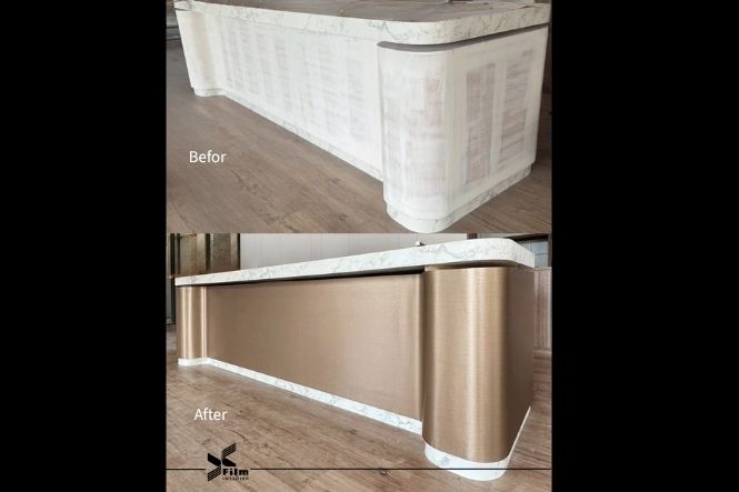 櫃體/桌子貼膜-特耐軟片-金屬RM007