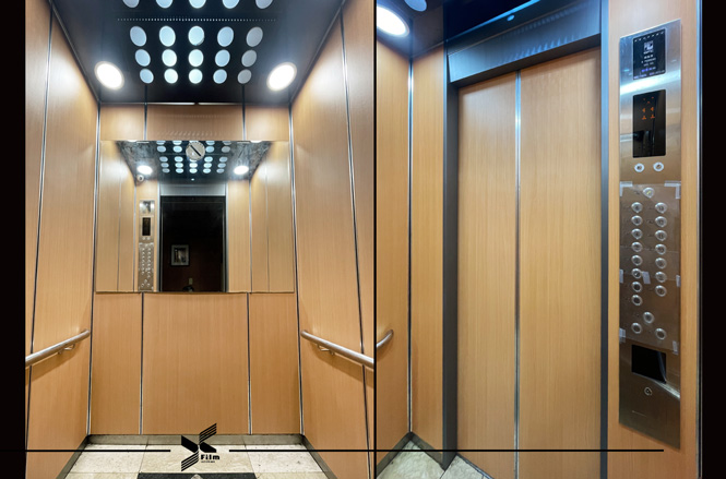 電梯門框裝潢貼膜-特耐波音軟片-木紋K9912