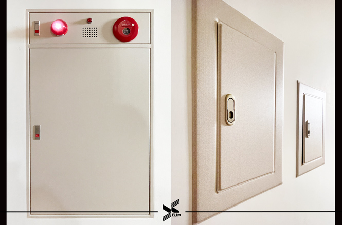 消防箱/電箱貼膜-特耐軟片-織紋KF633