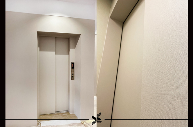 電梯門框裝潢貼膜-特耐波音軟片-織紋KF633