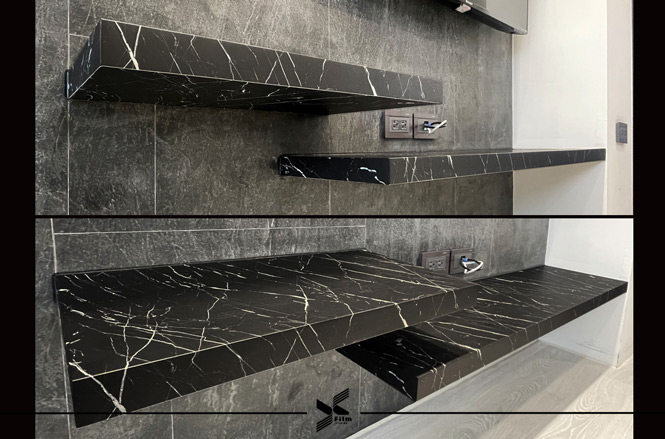 系統櫃/層板貼膜-特耐波音軟片-石紋NS804