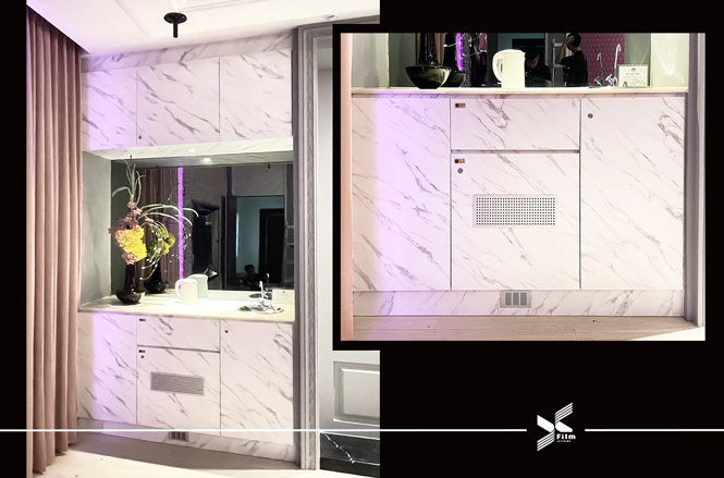 系統櫃貼膜-特耐波音軟片-石紋NS814