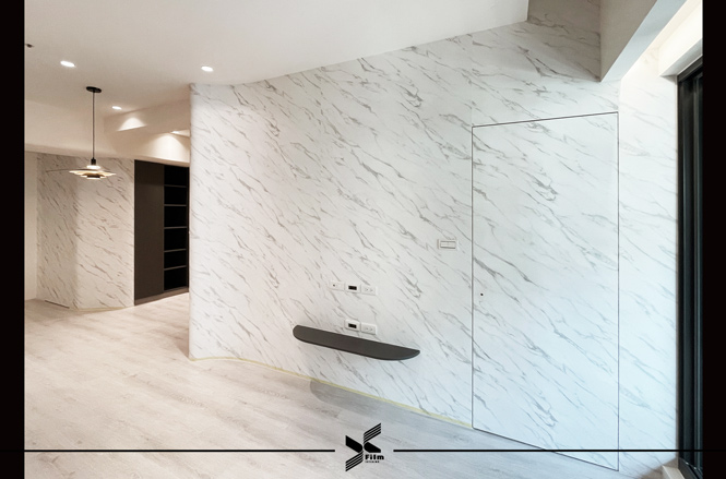 牆壁裝潢貼膜-特耐波音軟片-石紋NS814