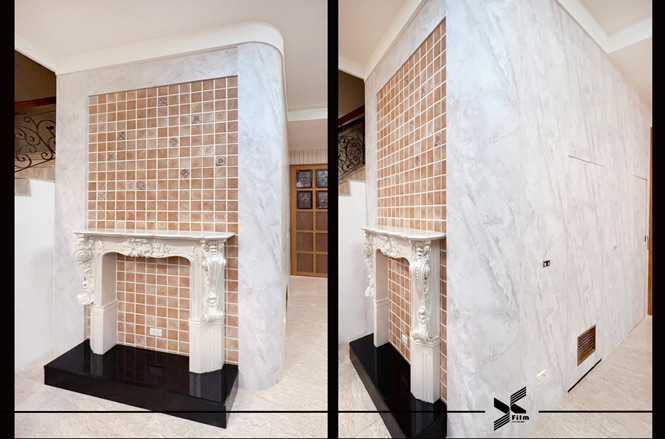 牆壁裝潢貼膜-特耐波音軟片-石紋PM003