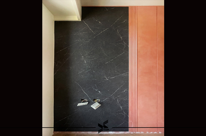 牆壁裝潢貼膜-特耐波音軟片-石紋PM007