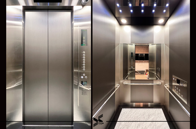 電梯門框裝潢貼膜-特耐波音軟片-金屬RM002