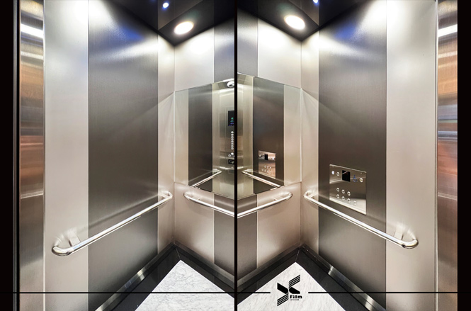 電梯門框裝潢貼膜-特耐波音軟片-金屬RM002