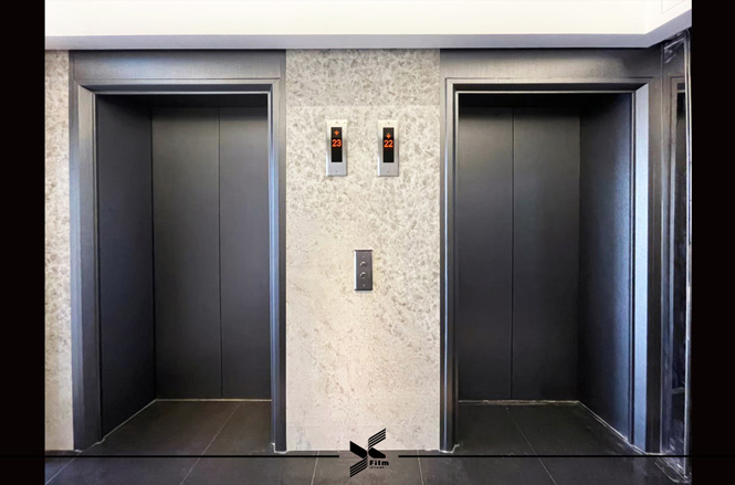 電梯門框裝潢貼膜-特耐波音軟片-金屬RM004