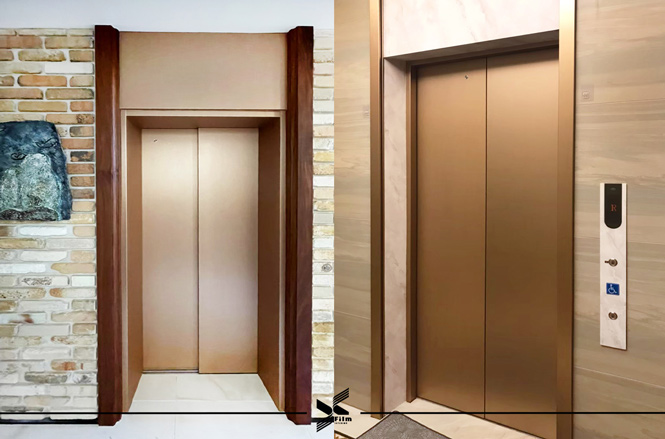 電梯門框裝潢貼膜-特耐波音軟片-金屬RM007