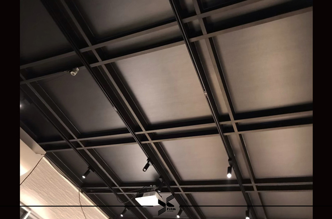 天花板裝潢貼膜-特耐軟片-金屬RM009