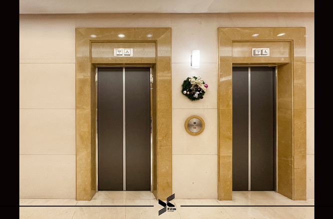 電梯門框裝潢貼膜-特耐波音軟片-金屬RM009