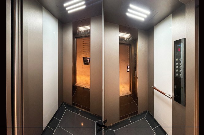 電梯門框裝潢貼膜-特耐波音軟片-金屬RM051