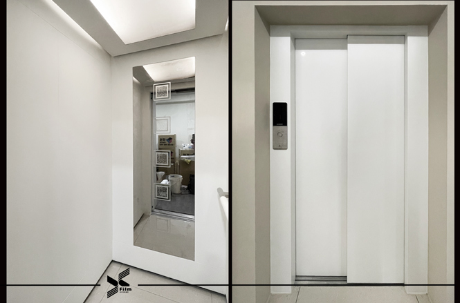 電梯門框裝潢貼膜-特耐波音軟片-素色SM951