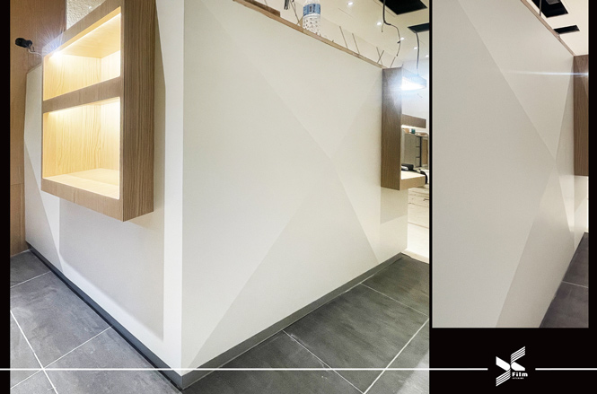 造型櫃台貼膜-特耐軟片-素色SMT01