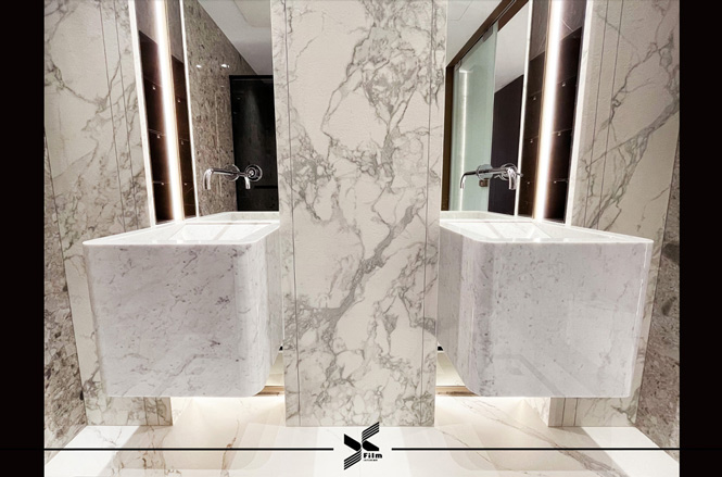 自動修護膜-大理石洗手台包膜