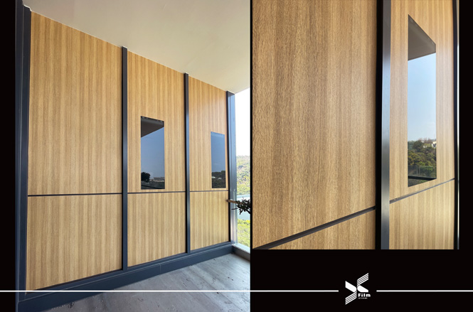 牆壁裝潢貼膜-特耐波音軟片-木紋Vex2056M