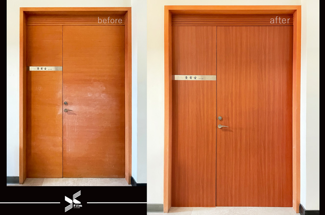 門片貼膜-特耐軟片-木紋W171