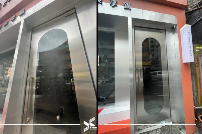 玻璃彩藝膜-窗飾貼膜-髮絲銀103